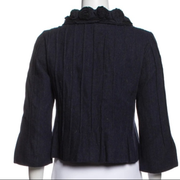 PHILOSOPHY DI Alberta Ferretti NEW Gray Wool Evening Jacket size 6 - Picture 3 of 15